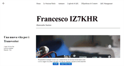 Desktop Screenshot of iz7khr.it